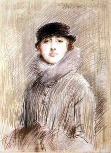 Portrait of a Lady with a Fur Collar and Muff
