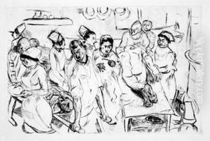 Grose Operation by Max Beckmann