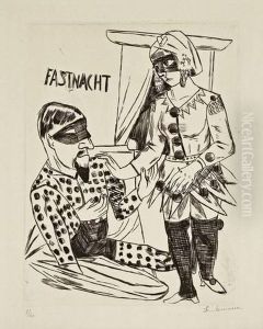 "fastnacht" by Max Beckmann