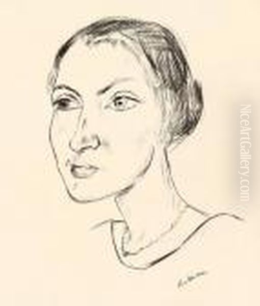 "frauenkopf Mit Halskette (frau Parcus)" - view 1