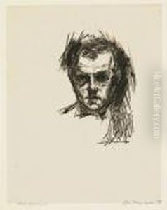 "kleines Selbstbildnis" by Max Beckmann