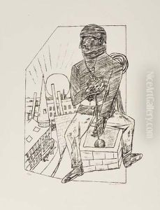 Der Schornsteinfeger by Max Beckmann