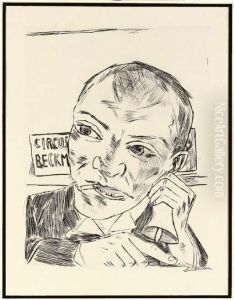 The Barker by Max Beckmann