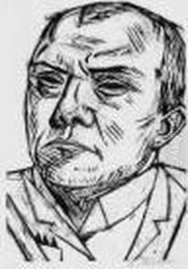 Selbstbildnis by Max Beckmann