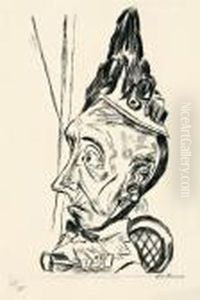 "alte Frau Mit Kapothut". 1920