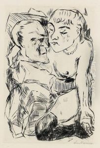 Die Furstin. by Max Beckmann