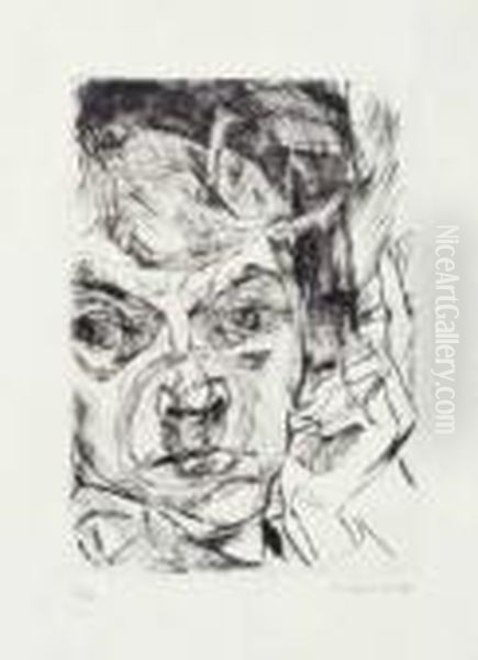 Der Raucher (selbstbildnis) - view 1