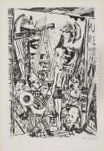 Der Grosse Mann by Max Beckmann