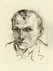 Self-portrait by Max Beckmann
