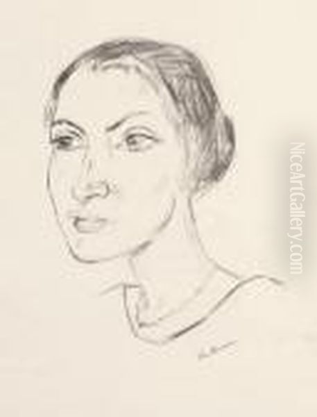 Frauenkopf Mit Halskette (frau
Parcus). - view 1