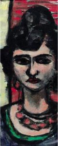 Italienerin (italian Woman) by Max Beckmann