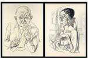 Bildnis Dr. Weidner; And Bildnis Der Tanzerin Sent M'ahesa (hofmaier 181.a; And 182)