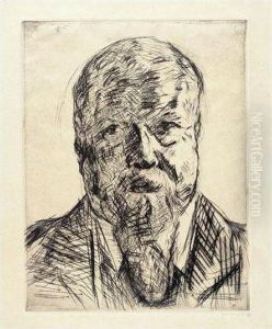 Geheimrat Robert (hofmaier 66) by Max Beckmann