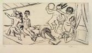 Der Traum Ii<</b> by Max Beckmann