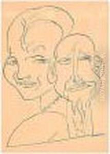 Gelachter (the Laughing) by Max Beckmann