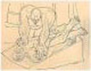 Der Masseur (the Masseur) by Max Beckmann