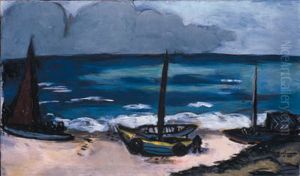 Aufziehendes Gewitter Am Meer