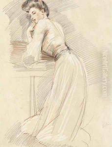 Mrs Fenwick by Paul Cesar Helleu