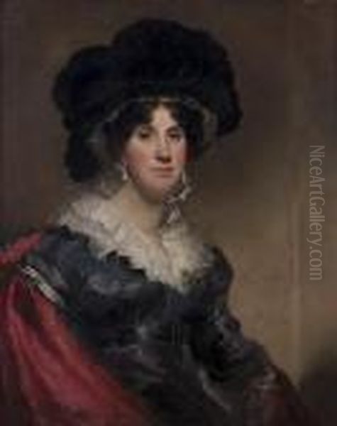 Portrait Of A Lady In A Hat - view 1