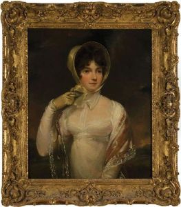 Portrait Of A Lady Said To Be Mrs. John Archer