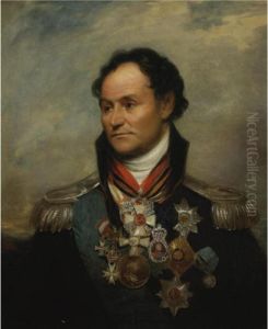 Portrait Of Donskoi Ataman Matvei Platov
