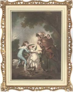 The Gypsy Fortune Teller, By J. Young by Sir William Beechey