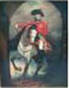 Portrait De Georges Iii A Cheval by Sir William Beechey