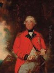Portrait Of George Iii, Small Three-quarter-length, In Uniform,holding A Key