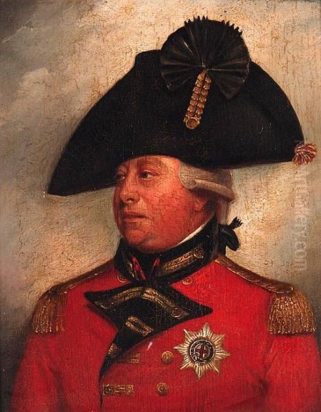 Portrait Of George Iii, Small Quarter-length, In Uniform - view 1