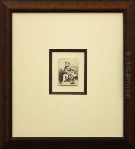 Sitting Man With His Hat In His Right Hand