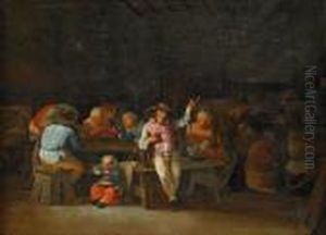 Vardshusinterior by Cornelis (Pietersz.) Bega