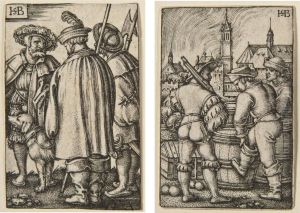 Three Soldiers And A Dog
