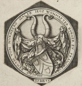 Coat Of Arms Of H. S. Beham by Hans Sebald Beham