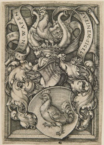 Coat Of Arms With A Cock - view 1