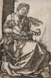 Maria Lactans by Hans Sebald Beham