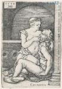 Cimon Und Pero by Hans Sebald Beham
