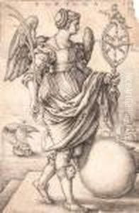 Fortuna by Hans Sebald Beham