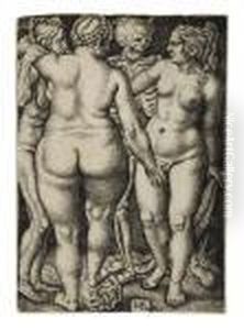 Death And Three Nude Women Death And Three Nude Women