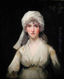 Portrait of a Lady wearing a Turban by John Hoppner