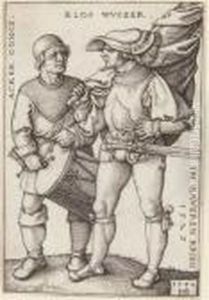 Standard-bearer And Drummer