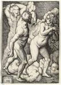 Expulsion From Paradise by Hans Sebald Beham
