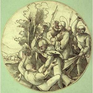 L'arrestation Du Christ Au Mont Des Oliviers by Hans Sebald Beham