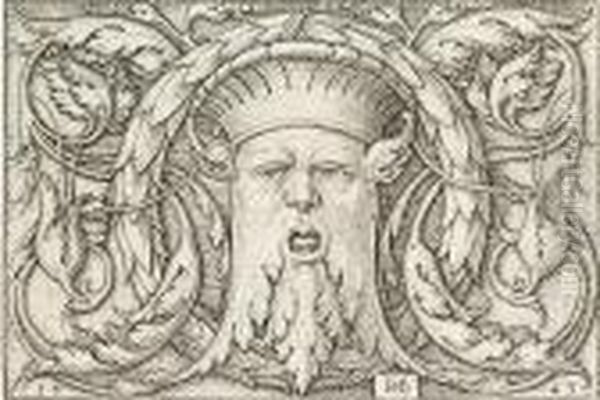 Ornament With A Mask (bartsch 231) - view 1