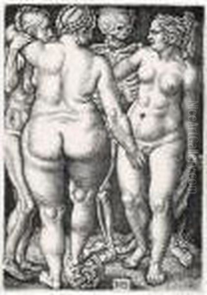 Death And Three Nude Women (holl.152) - view 1