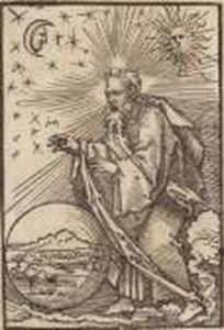 Gottvater Als Schopfer Von Himmel
Und Erde. by Hans Sebald Beham