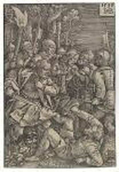 Two Woodcuts.
The Last Supper - view 1