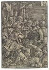 Two Woodcuts.
The Last Supper by Hans Sebald Beham