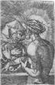 Christ Crowned With Thorns Speaking With His Mother (holl.28a)