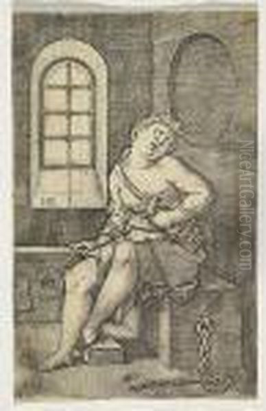 Cleopatra Seated<</b> - view 1