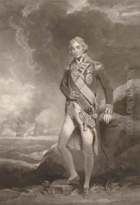 Admiral Lord Nelson, by C. Turner by John Hoppner